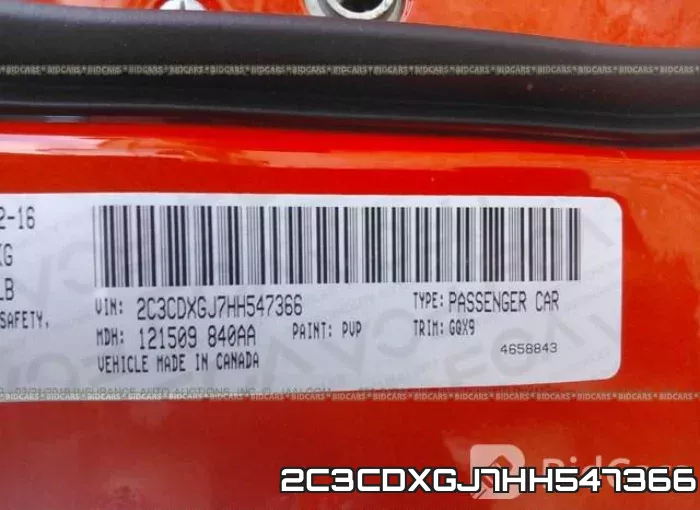 2C3CDXGJ7HH547366 фото 10