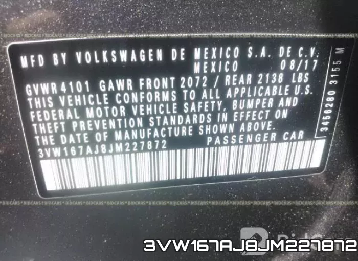 3VW167AJ8JM227872 фото 10