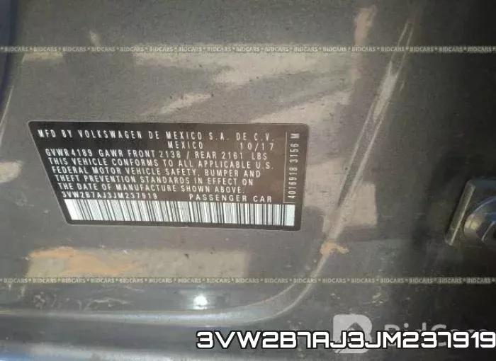 3VW2B7AJ3JM237919 фото 10