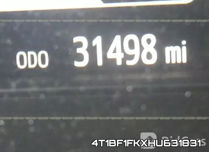 4T1BF1FKXHU631831 фото 8