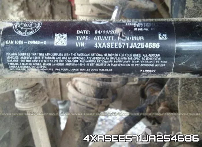 4XASEE571JA254686 фото 2