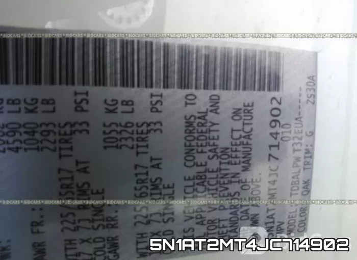 5N1AT2MT4JC714902 фото 10