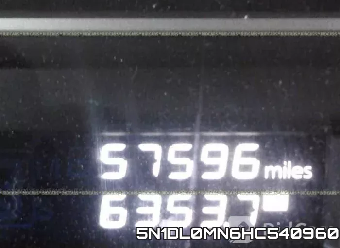 5N1DL0MN6HC540960 фото 8