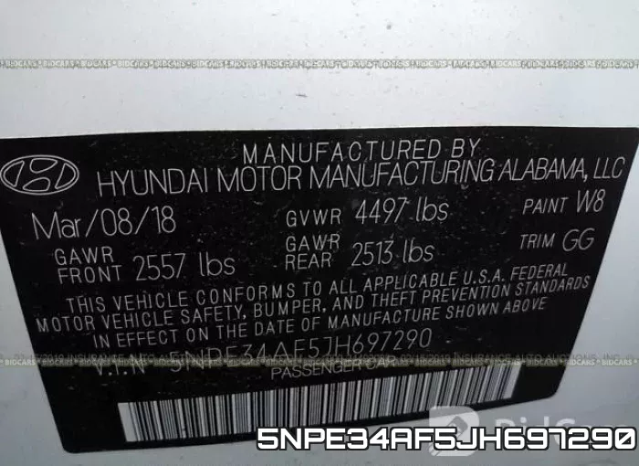 5NPE34AF5JH697290 фото 10