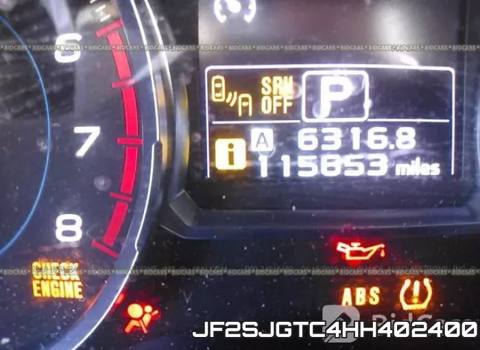 JF2SJGTC4HH402400 фото 7