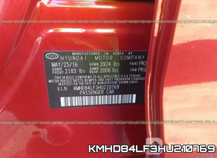 KMHD84LF3HU210769 фото 10