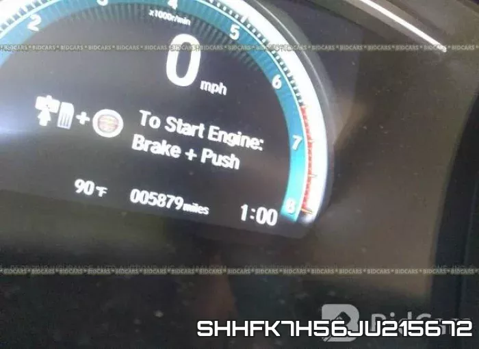 SHHFK7H56JU215672 фото 8
