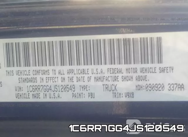 1C6RR7GG4JS120549 фото 6