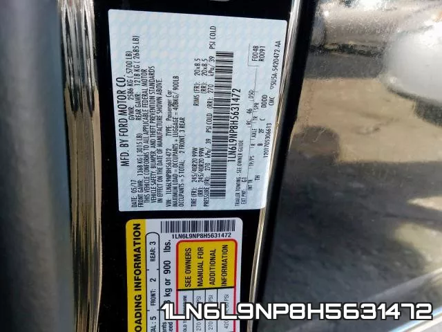 1LN6L9NP8H5631472 фото 2