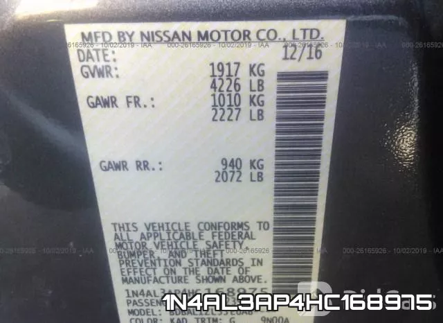1N4AL3AP4HC168975 фото 10