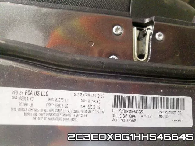 2C3CDXBG1HH546645 фото 2