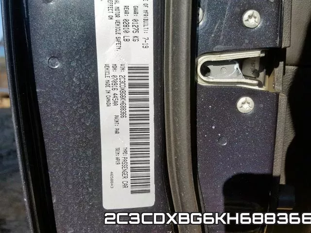 2C3CDXBG6KH688366 фото 2
