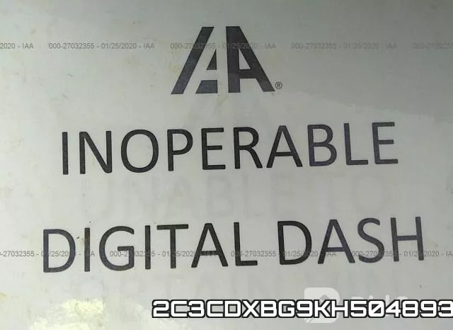 2C3CDXBG9KH504893 фото 8