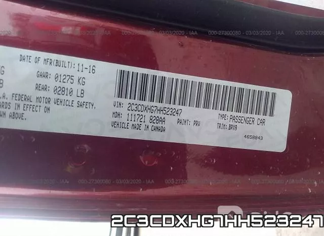 2C3CDXHG7HH523247 фото 7