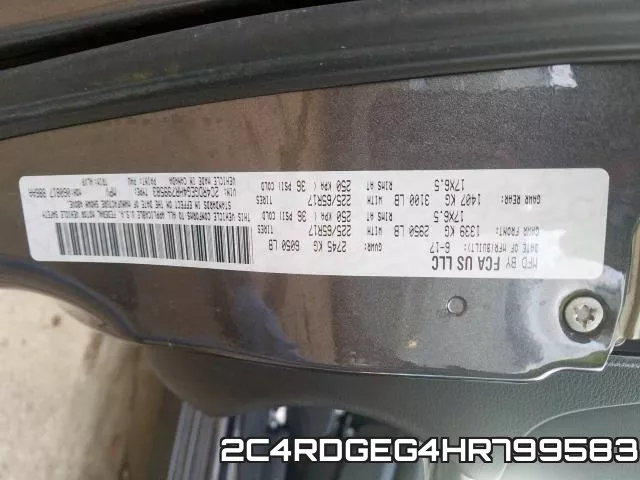 2C4RDGEG4HR799583 фото 2
