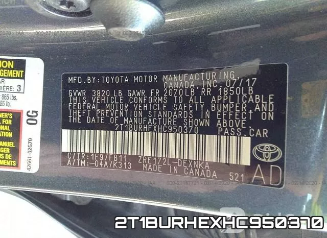 2T1BURHEXHC950370 фото 6