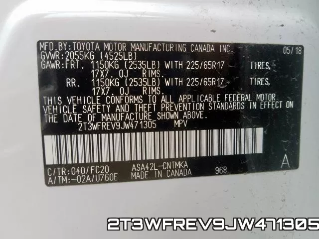 2T3WFREV9JW471305 фото 2