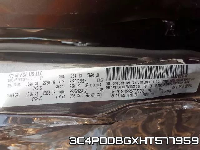 3C4PDDBGXHT577959 фото 2