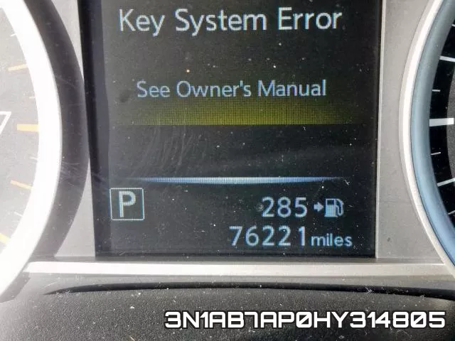 3N1AB7AP0HY314805 фото 8