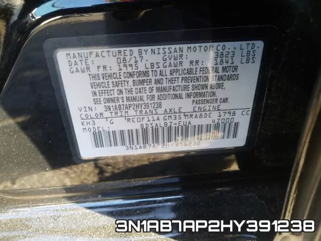 3N1AB7AP2HY391238 фото 2