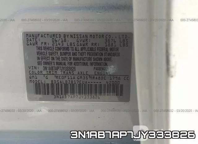 3N1AB7AP7JY333826 фото 7