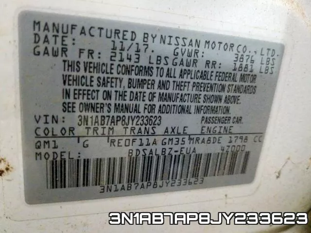 3N1AB7AP8JY233623 фото 2