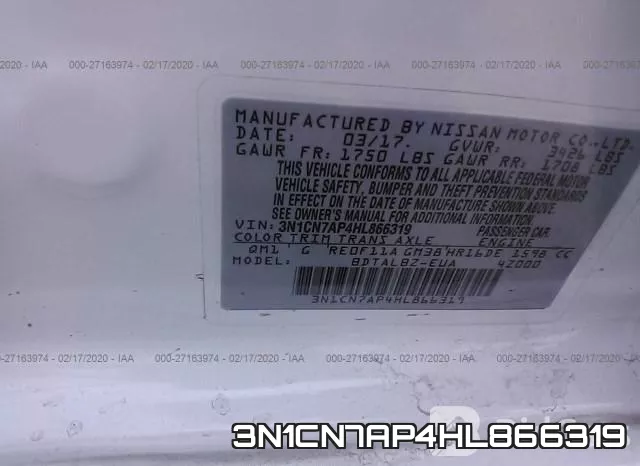 3N1CN7AP4HL866319 фото 6