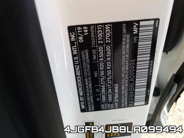4JGFB4JB8LA099494 фото 2