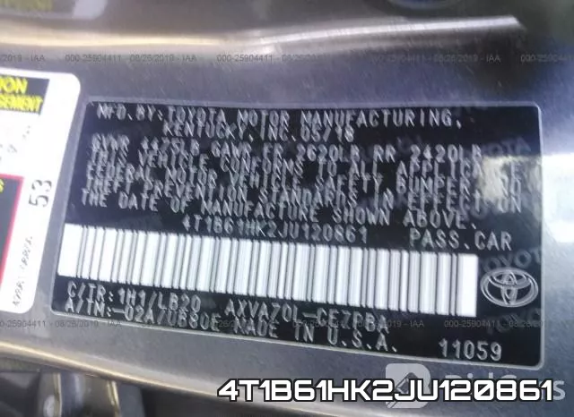 4T1B61HK2JU120861 фото 10