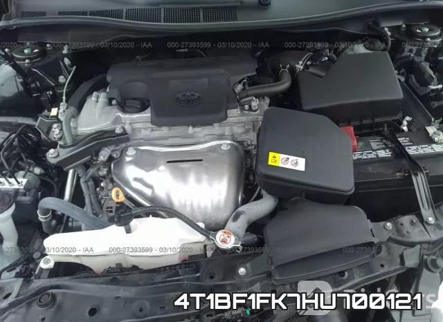 4T1BF1FK7HU700121 фото 2