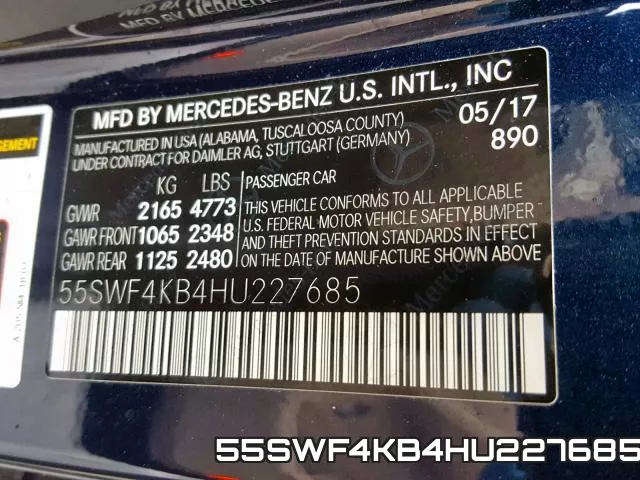 55SWF4KB4HU227685 фото 2