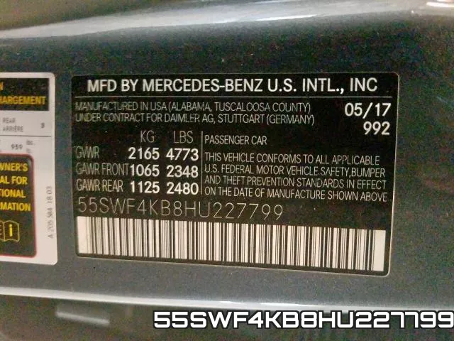 55SWF4KB8HU227799 фото 2