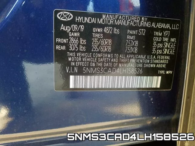 5NMS3CAD4LH158526 фото 2