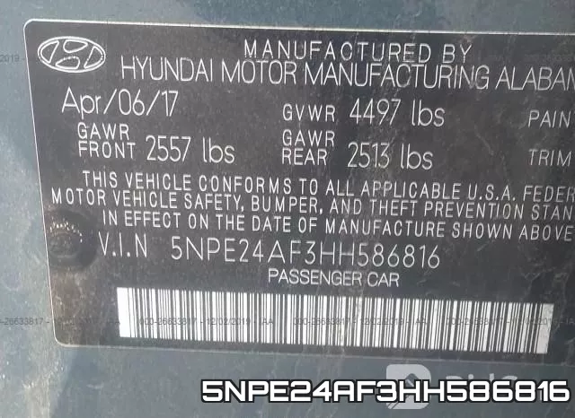 5NPE24AF3HH586816 фото 10