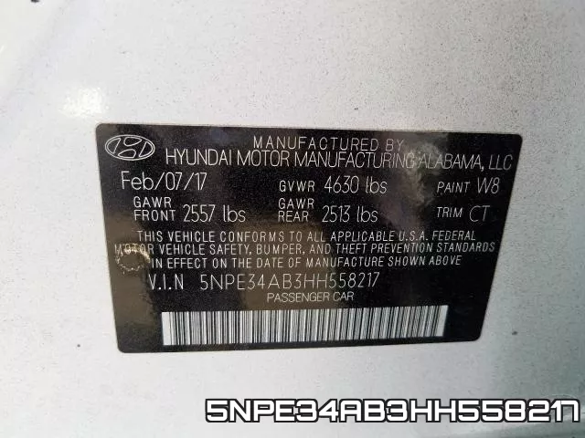 5NPE34AB3HH558217 фото 2