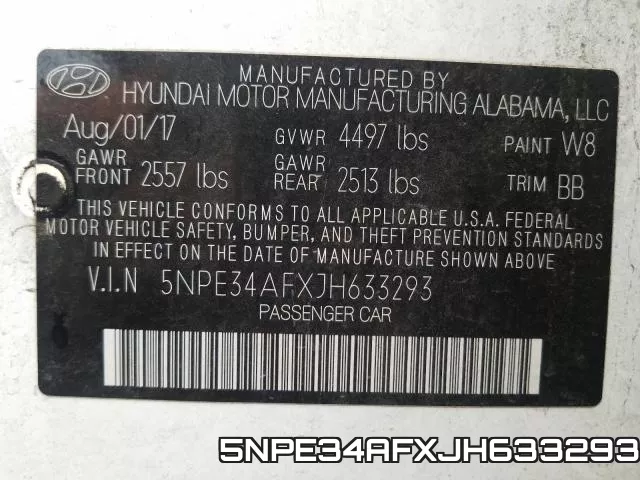 5NPE34AFXJH633293 фото 2