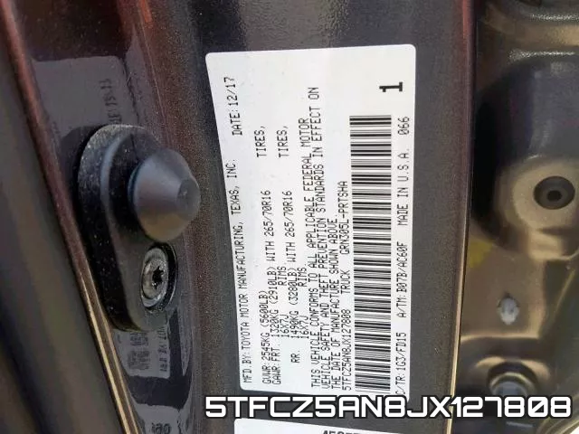 5TFCZ5AN8JX127808 фото 2