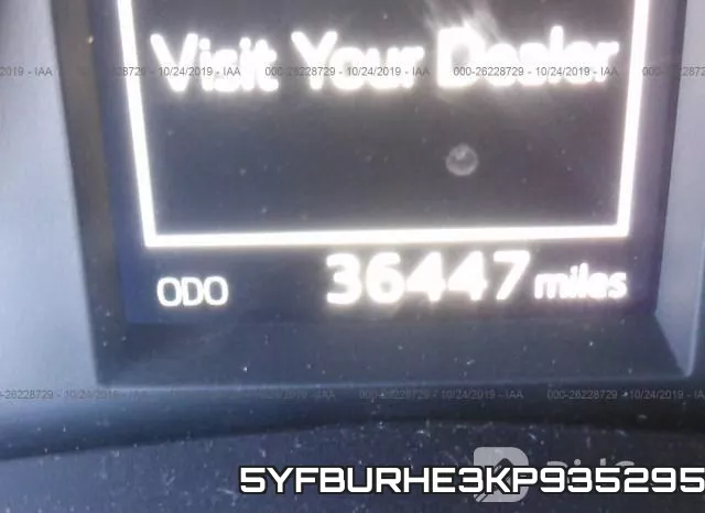 5YFBURHE3KP935295 фото 8
