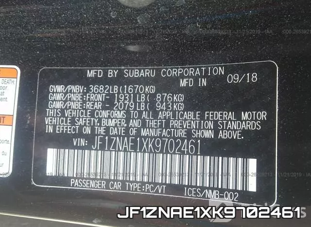 JF1ZNAE1XK9702461 фото 10