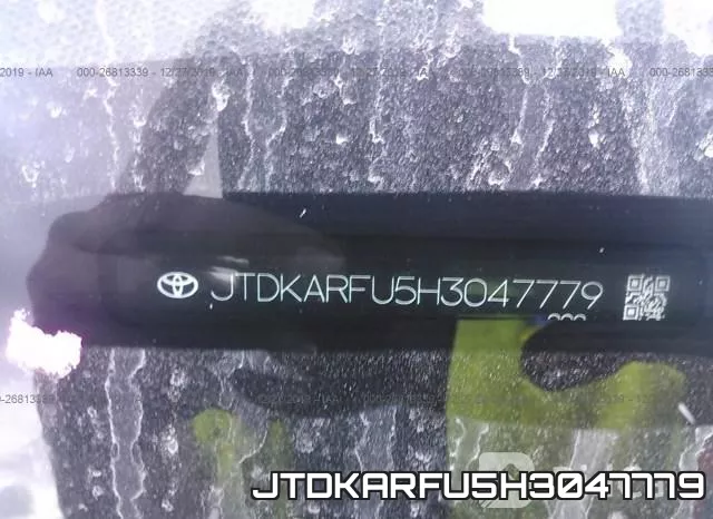 JTDKARFU5H3047779 фото 8