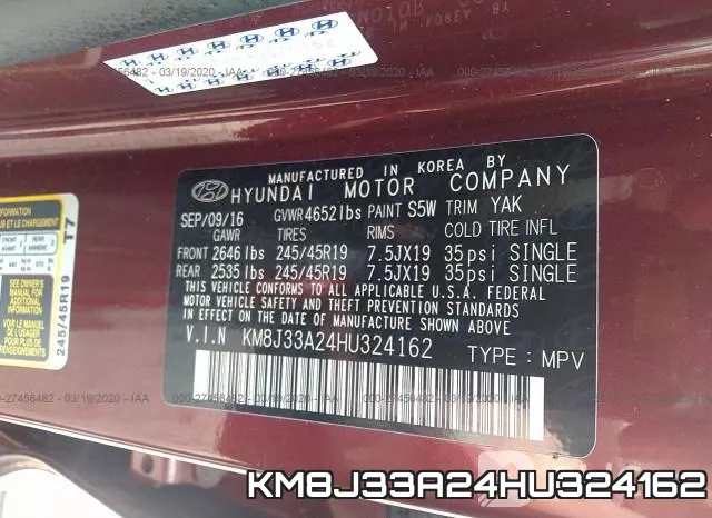 KM8J33A24HU324162 фото 7