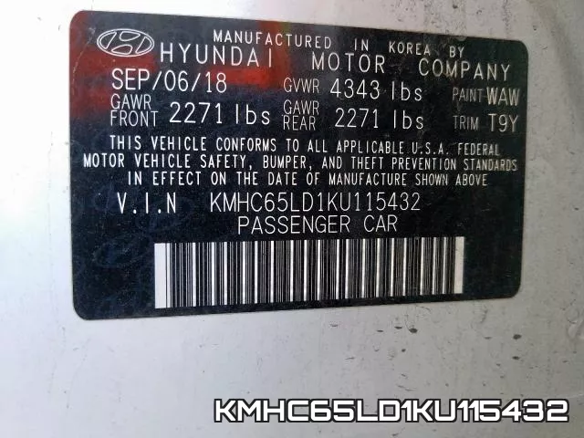 KMHC65LD1KU115432 фото 2