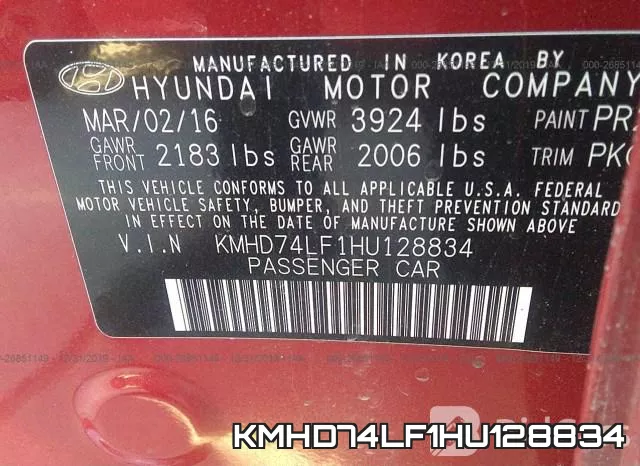 KMHD74LF1HU128834 фото 10