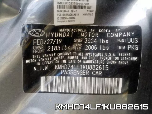 KMHD74LF1KU882615 фото 2