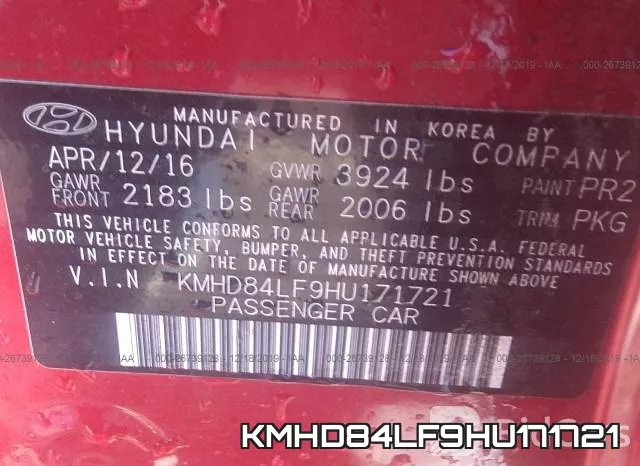 KMHD84LF9HU171721 фото 10