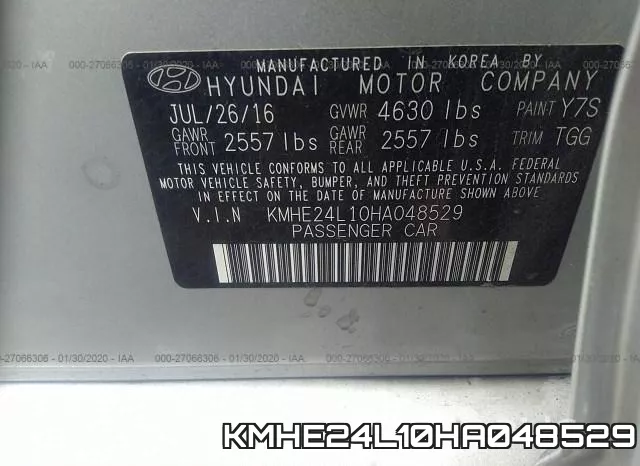 KMHE24L10HA048529 фото 10