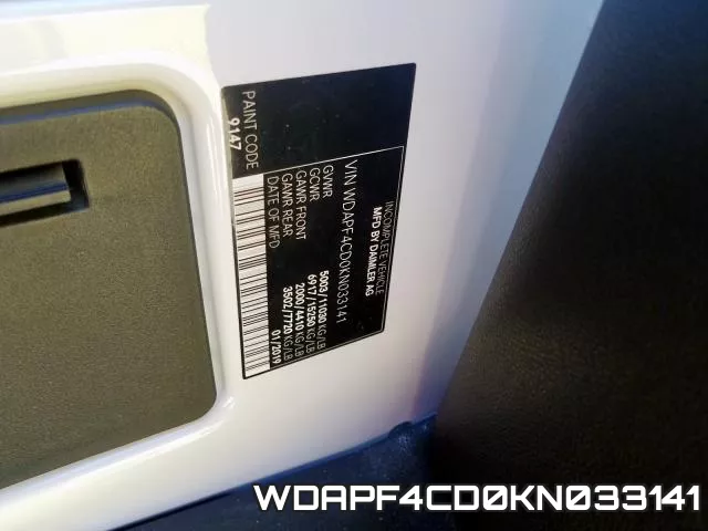 WDAPF4CD0KN033141 фото 2