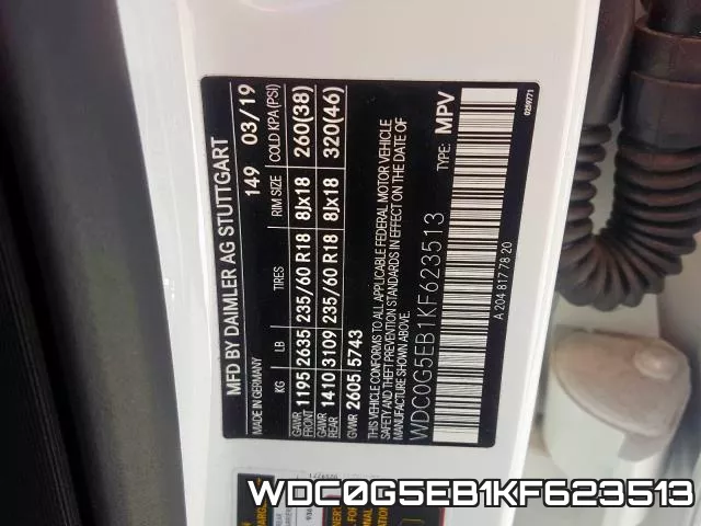 WDC0G5EB1KF623513 фото 2