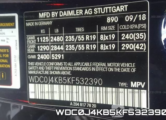 WDC0J4KB5KF532390 фото 6