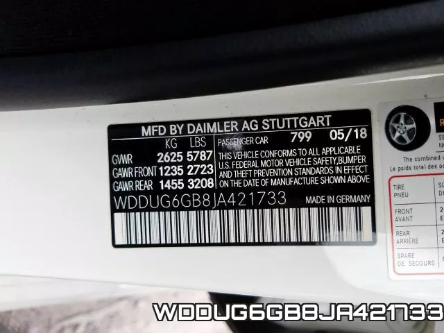 WDDUG6GB8JA421733 фото 2
